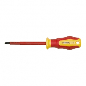 Отвертка 1000В PH1X100 мм SHTOK